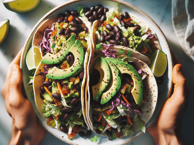 Black Bean & Veggie Tacos